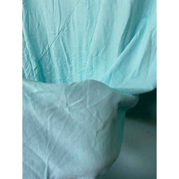 NWT J Jill Women's Pale Jade High Low Side Blouse Top Shirt Size Small - Picture 7 of 8